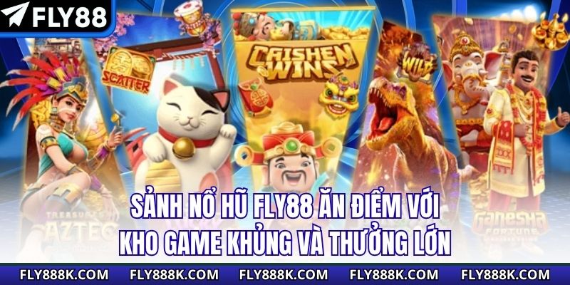 Sảnh nổ hũ FLY88 ăn điểm với kho game khủng và thưởng lớn